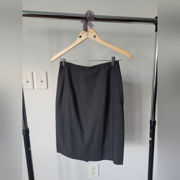 LOFT Dresses & Skirts - Charcoal Pencil Skirt by Ann Tayor Loft Stretch